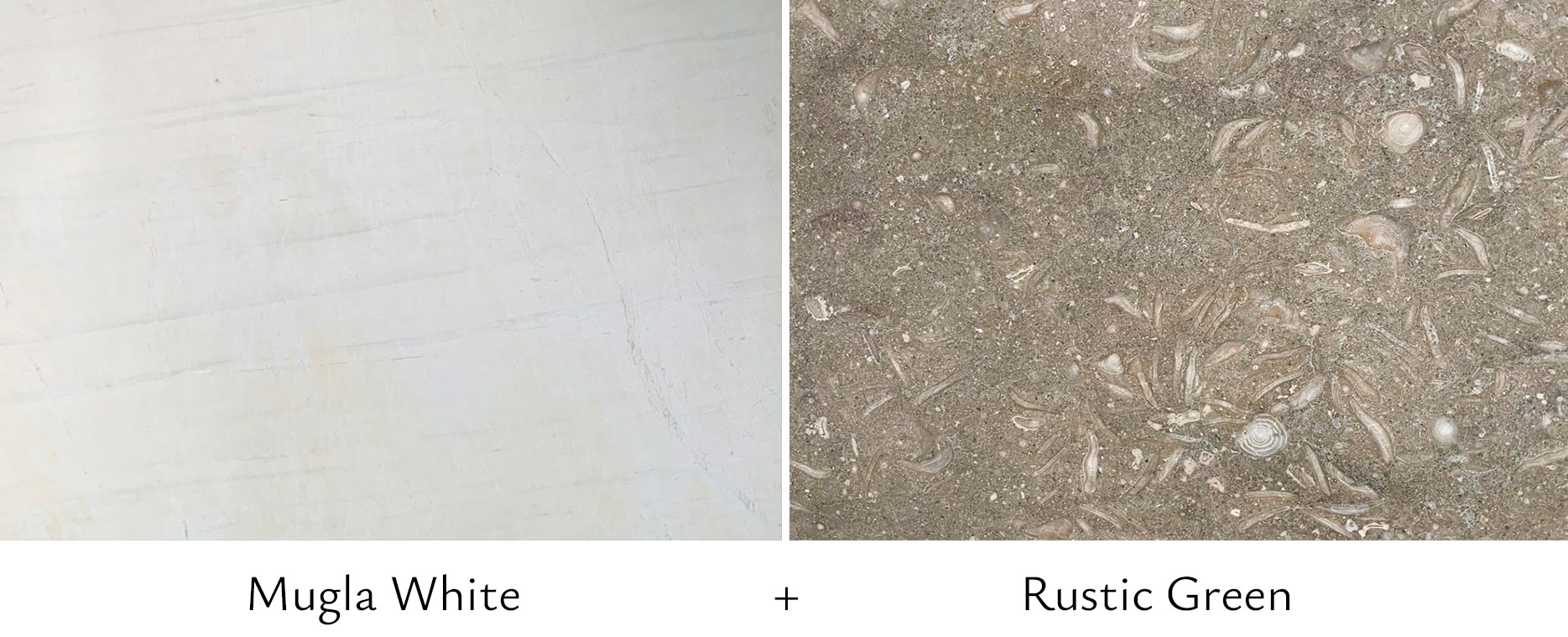 Mugla White + Rustic Green Mugla White + Rustic Green
